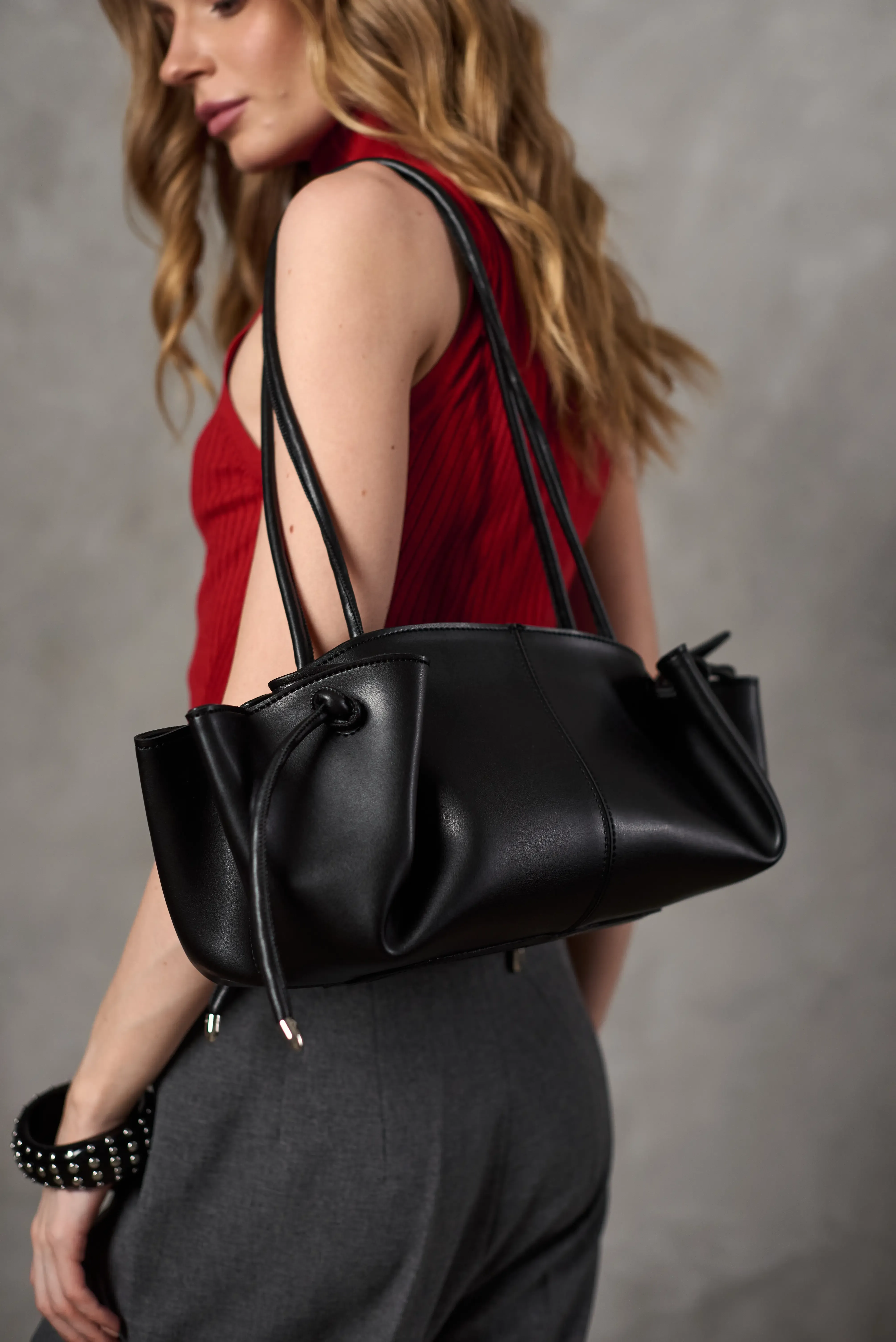 TULIP BAG NEW BLACK
